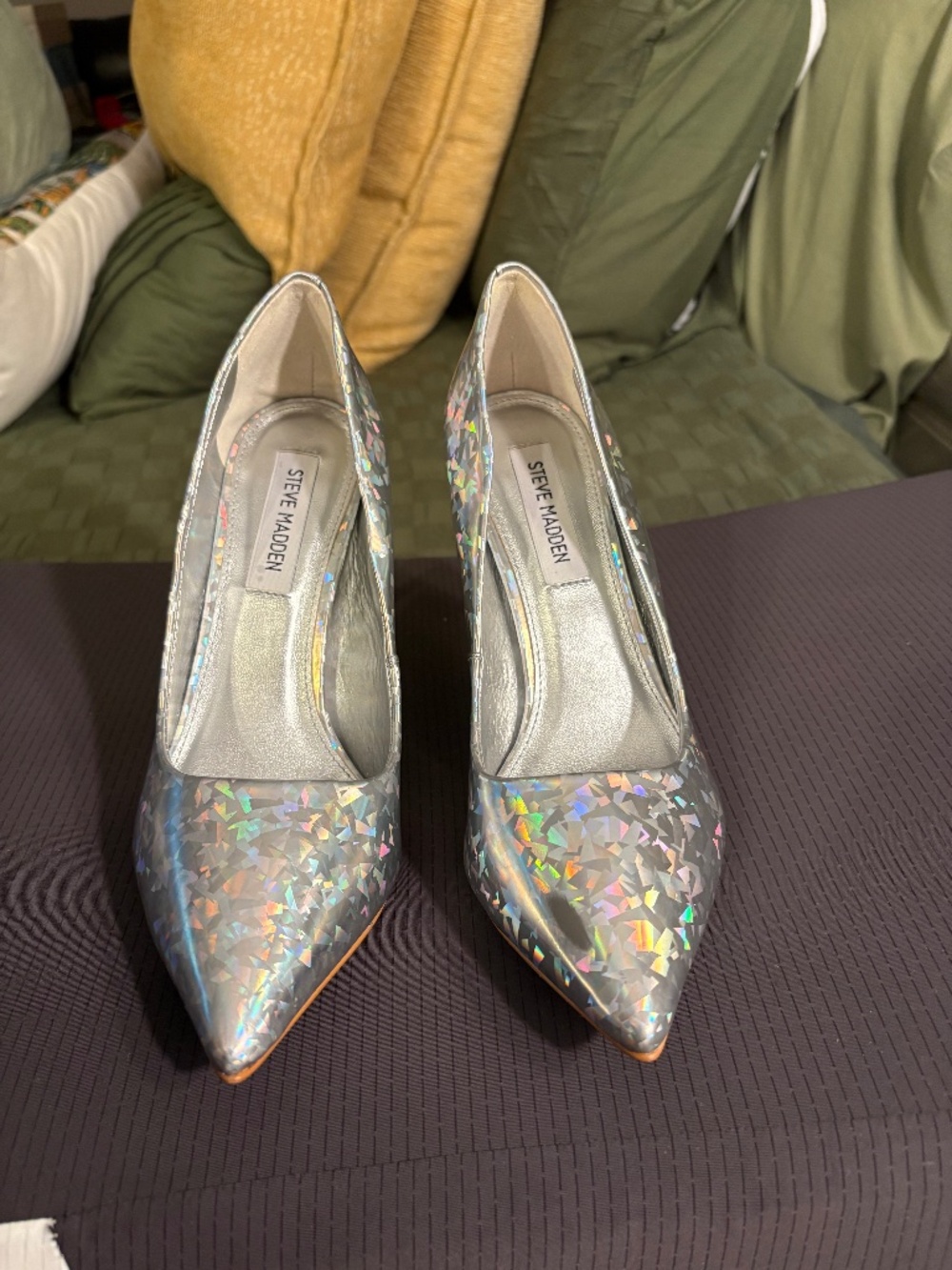 Steve Madden Holographic Shoes
